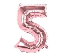 Boland - Palloncino in pellicola, misura 86 cm, oro rosa, palloncino con numeri, palloncini, aria, compleanno, anniversario, anniversario, anno di vita, festa a sorpresa, compleanno dei bambini, decorazione