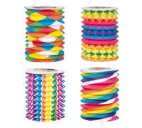 Boland-12 Lanterne di Carta assortite, Multicolore, Unica, 42034
