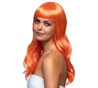 Boland Parrucca Chique capelli sintetici lunghi e lisci con frangia - Carnevale