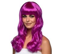 Boland - Parrucca Chique, capelli sintetici lunghi e lisci con frangia, acconciatura, EM, Coppa del Mondo, accessorio, costume, accessori, festa a tema, carnevale