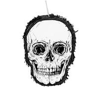 Boland 74121 - Pignatta con teschio, dimensioni 25 x 35 cm, decorazione da appendere, Dia de los Muertos, decorazione per Halloween, festa a tema, compleanno e carnevale