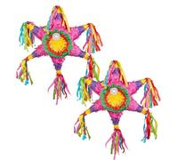 Boland - Pinata a forma di stella, set da 2 pezzi, decorazione, gioco di società per compleanni, feste a tema e carnevale