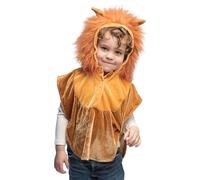 Boland - Poncho con cappuccio per bambini di 3 - 4 anni, ideale per carnevale, compleanni, feste a tema o costumi da animale