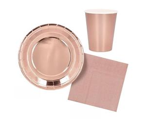 Boland - Set da 12, tovagliette, piatti, tovaglioli e bicchieri di carta per compleanni, Capodanno e celebrazioni