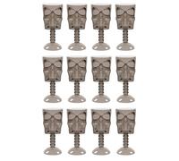 Boland - Set di bicchieri a forma di teschio, 12 bicchieri per bevande per feste o Halloween, riutilizzabili, stoviglie per feste