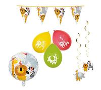 Boland - Set di decorazioni per feste, decorazioni, animali, bandierine e altro ancora, compleanno, festa dei bambini