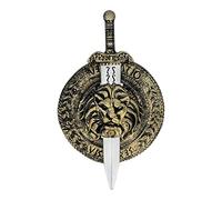 Boland - Set spada e scudo, cavaliere, principe, guerriero, accessori per costumi di carnevale e feste a tema