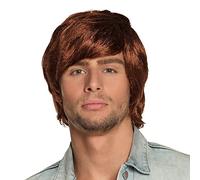 Boland 86388 - Parrucca per Adulti Tyler, Marrone, Taglia Unica, Morbida, Carnevale, Festa a Tema, Festa a Tema