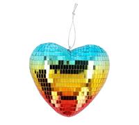 Boland - Sfera da discoteca a forma di cuore, 19 cm