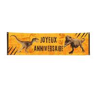 Boland - Striscione T-Rex, 150 x 80 cm, decorazione per feste a tema e compleanni, decorazione da appendere