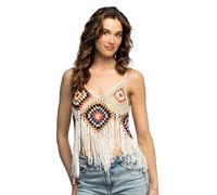 Boland - Top all'Uncinetto Wild Loom con Frange