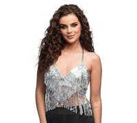 Boland - Top per festival, camicia, top sexy per discoteca o party, costume per carnevale e feste a tema