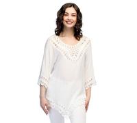 Boland - Túnica boho, blusa para mujer, top para carnaval, verano o para el día a día, camisa para look ibicenco