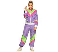 Boland- Tuta Sportiva Anni '80 con Tasche, Giacca e Pantaloni Costume da Adulto, Multicolore, L, 88502