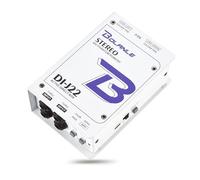 Bolanle J22 Professional Direct DI Box/Splitter XLR 1/4", doppio canale Morley Hum Exterminator per sistema audio, subwoofer, altoparlante karaoke, chitarra, tastiera, basso