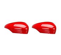 BOLAXHCA 2 coprispecchietti retrovisori destro per Fiesta MK7 2008-2017, colore: rosso