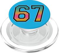 Bold 67 Gradient Numbers - Meme Slang Art per i fan della Gen Alpha PopSockets PopGrip per MagSafe