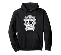 Bold AF BBQ Confident Boss Top Manager Ketchup Felpa con Cappuccio