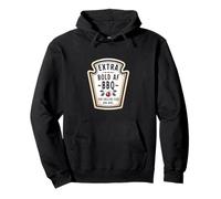 Bold AF BBQ Confident Sassy Top Manager Ketchup Felpa con Cappuccio
