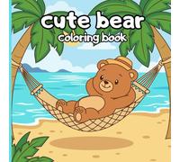 Bold and Easy Bear Coloring Book for Kids: 30 Simple and Cute Illustrations of a Bear