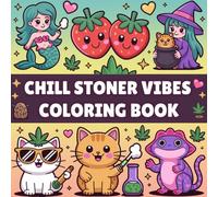 Bold and Easy Chill Vibes Coloring Book: Cute, Relaxing Designs for Stress Relief and Creative Fun