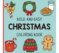 Bold and Easy Christmas Coloring Book