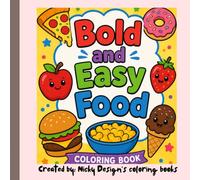 Bold and Easy coloring book - Food