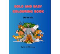 Bold and Easy Colouring Book - Animals