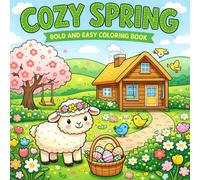 Bold and Easy Cozy Spring Coloring Book