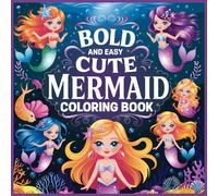 Bold And Easy Cute Mermaid Coloring Pages