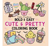 Bold and Easy Cute & Pretty Coloring Book