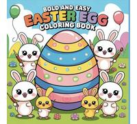 Bold and Easy Easter Egg Coloring Book
