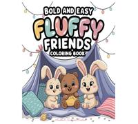 Bold And Easy Fluffy Friends Coloring Book