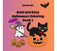 Bold and Easy Halloween Coloring Book 2