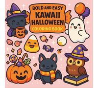 Bold And Easy Kawaii Halloween Coloring Book