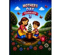 Bold and Easy Mother's Day Coloring Book: Simple Designs with Thick Lines for Relaxation and Seniors