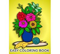 Bold and Easy Plants and flowers Coloring book: 52 Simple and Relaxing Nature-Themed illustration Designs with Fruits, Food, Objects, and More! Large Print Image for Adults and Seniors