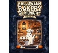 Bold and Easy Spooky Bake Shop Coloring Book: 50 Cozy Scenes with Ghost Cupcakes, Pumpkin Pies, Witch Ovens and Lantern Lights for Adults, Teens and Seniors for Relaxation
