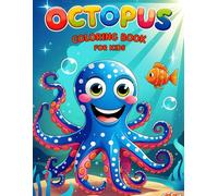 Bold and Easy Summer Fun Coloring Book: Simple Beach Scenes with Octopus Fun