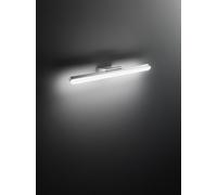 BOLD Applique LED 14W 1540LM 3000K metallo cromo lucido e acrilico per specchi 60cm