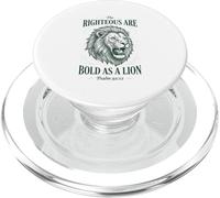 Bold as a Lion Christian Bible Psalm Verse PopSockets PopGrip per MagSafe