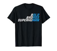 Bold Bad-ass Superhuman Divertente Vecchio Uomo Padre Giorno Regali Idee Maglietta