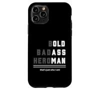 Bold Badass Heroman That's Just Who Old Guy Maglietta Custodia per iPhone 11 Pro