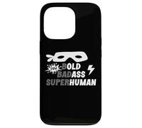 Bold Badass Superhuman Old Ass Human Old Ass Man Funny Dad Custodia per iPhone 13 Pro