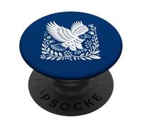 Bold Bald Eagle Opera d'arte Folk Art Style PopSockets PopGrip Adesivo