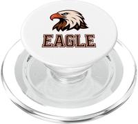 Bold Bald Eagle Semplice Cartone Animato Pulito Colorato Fel PopSockets PopGrip per MagSafe