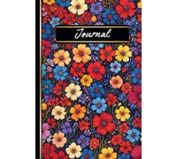 Bold Blooms: Floral Journal with Cream Pages - 6" x 9", 100 Pages