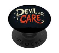 Bold Devil May Care Discorso per gli amanti delle dichiarazioni PopSockets PopGrip Adesivo