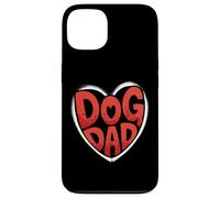 Bold Dog Dad Heart Graphic For Proud Pet Loving Men Custodia per iPhone 13