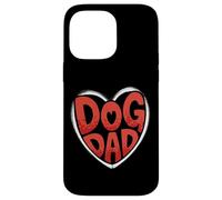 Bold Dog Dad Heart Graphic For Proud Pet Loving Men Custodia per iPhone 14 Pro Max